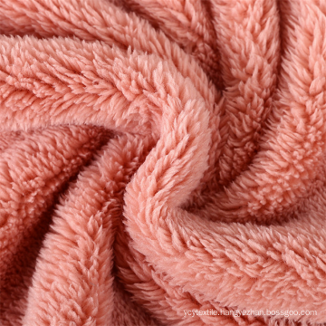 Soft Warm 100% Polyester Velveteen Fabric